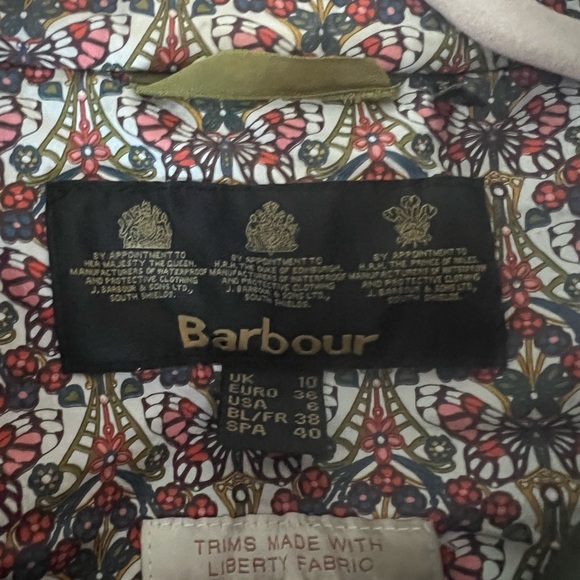 Barbour Olive Quilted Utility Jacket - Picture 3 of 4